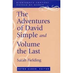  The Adventures of David Simple and Volume the Last 