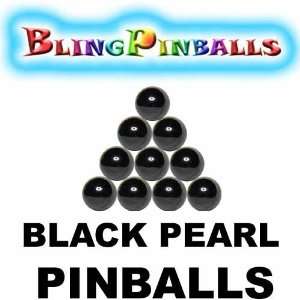   10 Black Pearl Bling pinballs by Back Alley Creations Toys & Games