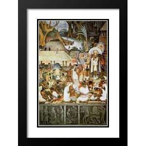  Diego Rivera Framed and Double Matted Art 31x37 Tapotec 