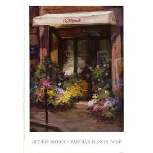  Parisian Flower Shop by George Botich 12x16 Kitchen 