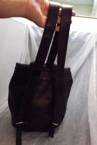 COACH #4134 Large Black Leather SOHO BACKPACK Daypack  11x11x6.5 