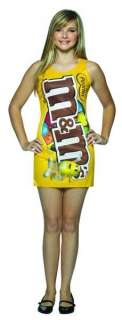 Peanut Yellow Candy Wrapper Tank Dress Costume Teen  