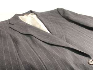Paul Stuart Charcoal Gray PS Suit Coat 52 R / 42 R  