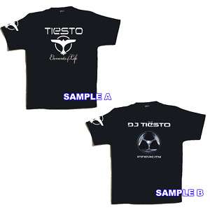 NEW DJ TIESTO TRANCE ELECTRONIC DANCE TECHNO T SHIRT  