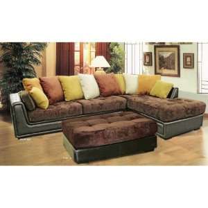  All new item 2 pc Sectional sofa with simulated leather 