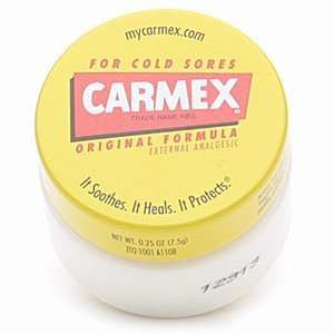  Carmex Carmex Cold Sore Reliever and Lip Moisturizer, Jar 