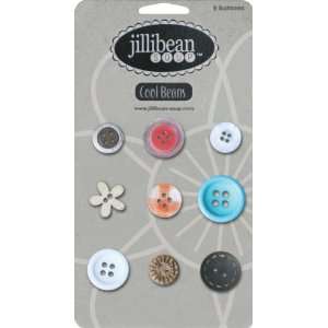   : Vintage Cool Beans Buttons (Jillibean Soup): Arts, Crafts & Sewing