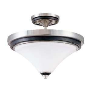  Nuvo Keen Contemporary Close to Ceiling Semi Flush