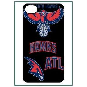  NBA Atlanta Hawks iPhone 4 iPhone4 Black Designer Hard 