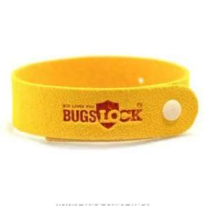 Outdoor must Bugslock Repel Ankle Fiber Mosquitoes Wristband Yellow