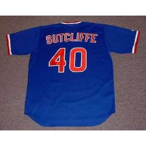 RICK SUTCLIFFE Chicago Cubs 1984 Majestic Cooperstown THROWBACK Away 