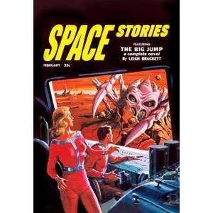  Vintage Art Space Stories Space Monster Attack   03042 9 