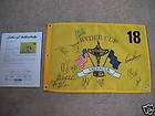 PHIL MICKELSON SIGNED AUTO RYDER CUP TEAM FLAG PSA/DNA