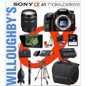  Sony SLT A65V 24.3 MP Translucent Mirror Digital SLR Camera 