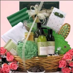 Be Well Rosemary Mint Spa Luxuries: Valentines Day Spa Gift Basket 