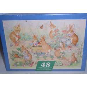   Garden Puzzle 48 Pieces, 12 X 17 Inch, Made in the USA: Toys & Games