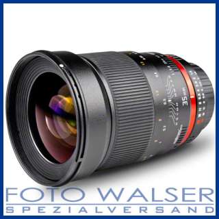walimex pro 35/1,4 Objektiv für Canon EF mit Tasche  