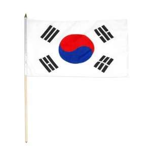  Korea South Flag 12 x 18 inch Patio, Lawn & Garden