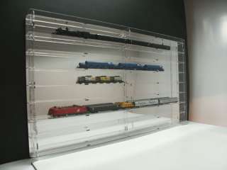 p4u Modell Vitrine Acryl, Eisenbahn, Spur N, NEU  