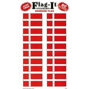 Denmark Flag Stickers
