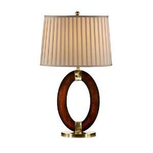 Wildwood Lamps 46632 Oh In Wood 1 Light Table Lamps in Walnut Finished 