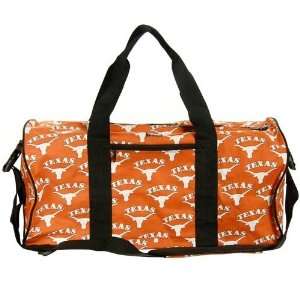  Longhorns Focal Orange All Over Logo Duffel Bag: Sports & Outdoors