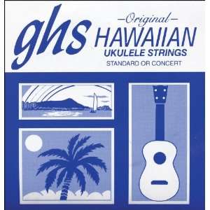    GHS Hawaiian Ukulele Black Nylon Strings Musical Instruments