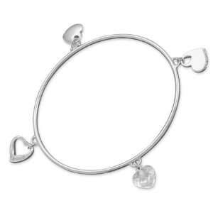  Jewelry Locker Bangle Heart Charm Bracelet Jewelry