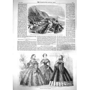   1859 PARIS FASHION DEVON RAILWAY TEIGNMOUTH ACCIDENT