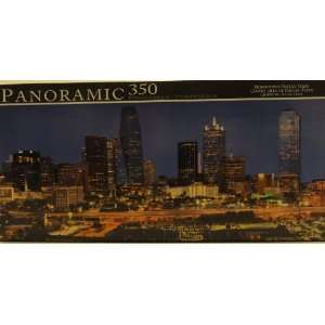  Panoramic 350 Piece Puzzle   Downtown Dallas, Texas 