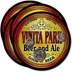  Vinita Park, MO Beer & Ale Coasters   4pk 