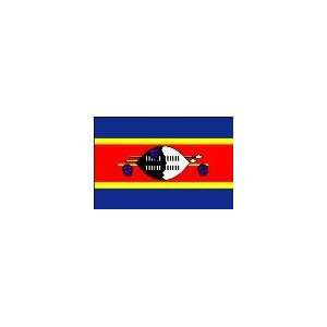  4 ft. x 6 ft. Swaziland Flag w/ Line, Snap & Ring Patio 