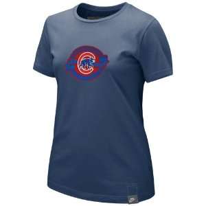com Nike Chicago Cubs Ladies Navy Blue Pickin Daisies Washed Organic 