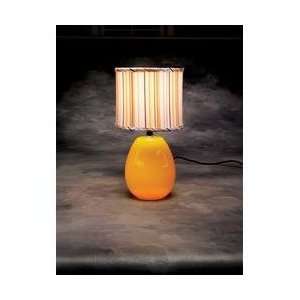  Lumisource Glow Melon Pinstripe Drum Shade Table Lamp 