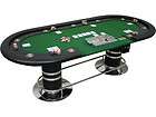 48 Octagon Poker Chip Table w/Folding Legs   Blue Felt  