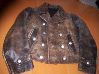 Luftwaffe German flight leather jacket WW2 original  