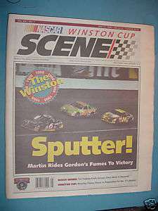 1998 NASCAR Paper Winston Cup Scene Complete Perfect  