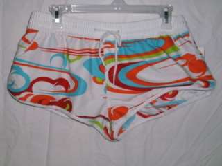 NWT NEW JR 11 13 LARGE SURF SWIM SHORTS COVER UP OP  
