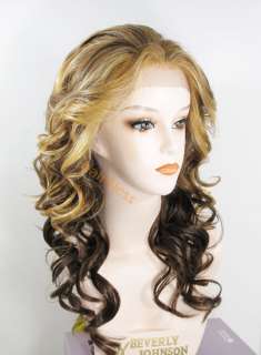 Lace Front Long Full Wig FERGIE #P2217 Blonde Mix  