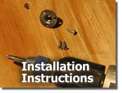 Instructions for installing Round Base T nuts