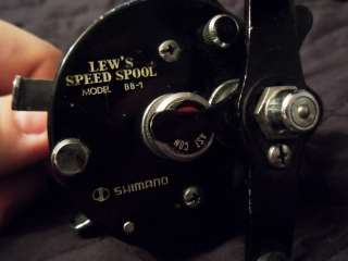 TWO Vintage Lews Speed Spin baitcast Reels BB 1 BB 1N  