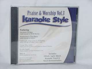 Praise & Worship V3 Christian Gospel Karaoke NEW CD+G  