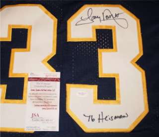   SIGNED AUTOGRAPHED PITT PITTSBURGH PANTHERS #33 JERSEY + 76 HEISMAN