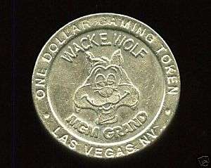 MGM GRAND LAS VEGAS ONE DOLLAR GAMING TOKEN YEAR 1993  
