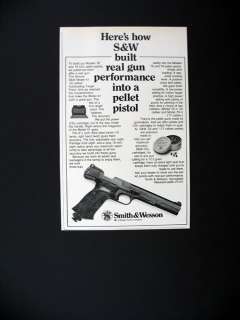 Smith & Wesson 78 & 79 CO2 Pellet Guns 1978 print Ad  