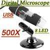 NEW!! 500X 2.0 Mega Pixels 8 LED USB Digital Microscope  