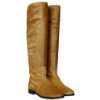 Boots Jasper  kniehohe Stiefel aus Pony Fell in braun  