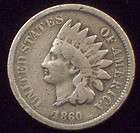 1860 Indian Head Cent Penny Nice Detail   Old US Coin from the Civil 
