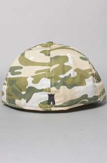 Crooks and Castles The Chain C Fitted Cap in Tan Camo  Karmaloop 