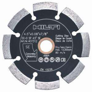   Diamond Blade for Angle Grinders DISCONTINUED 407320 